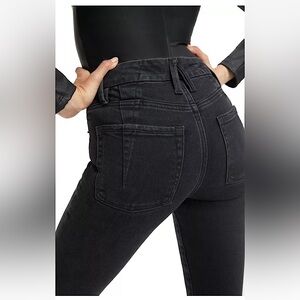 Good Legs Darted High Waist Straight Leg Jeans